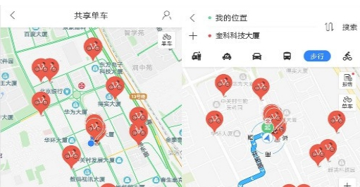 行业之首摩拜朋友圈再扩大，全面接入高德地图、百度地图